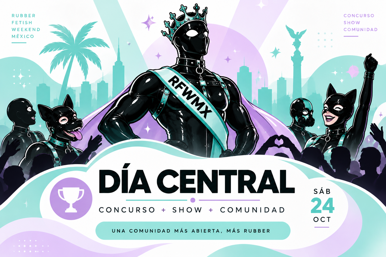 El día central del Rubber Fetish Weekend México